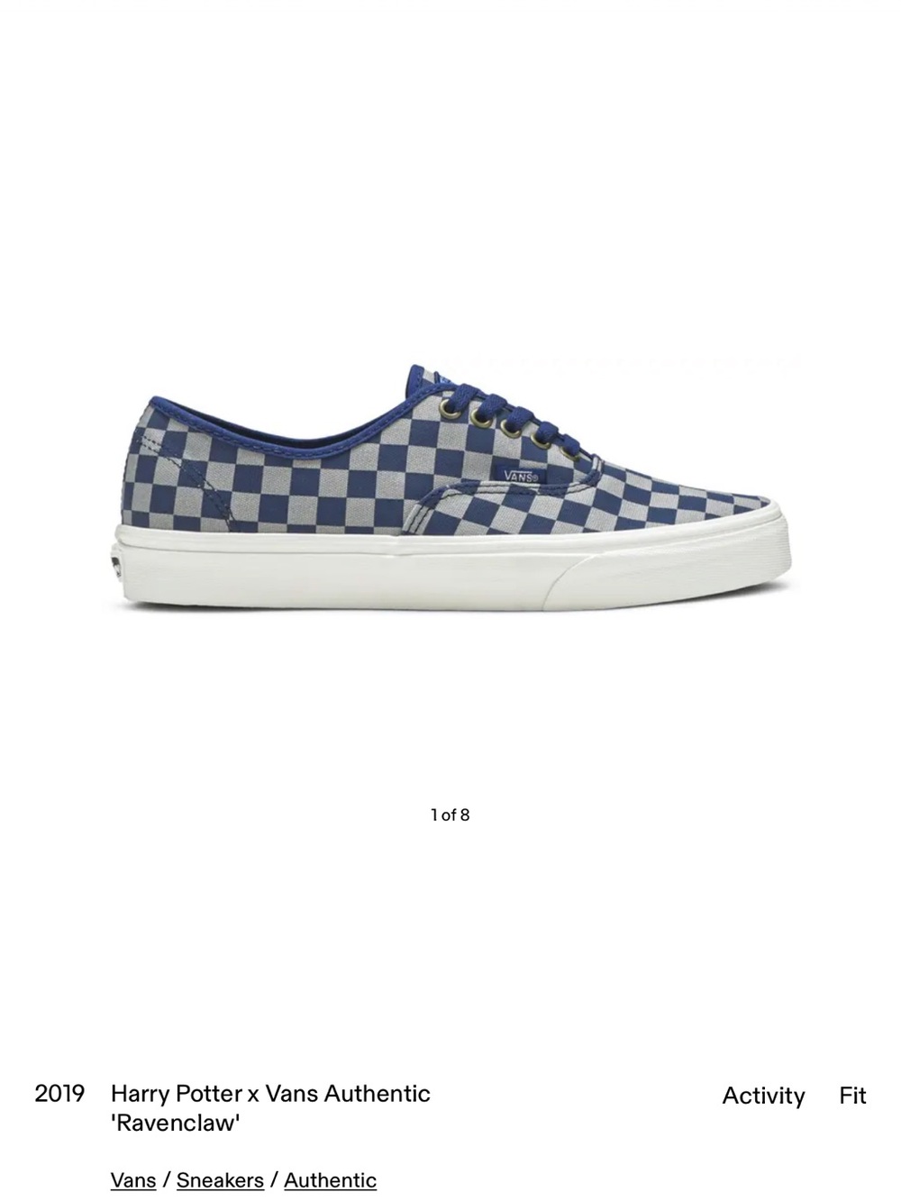 Vans Authentic X Harry Potter Ravenclaw